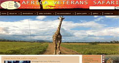 Desktop Screenshot of africaveterans.com